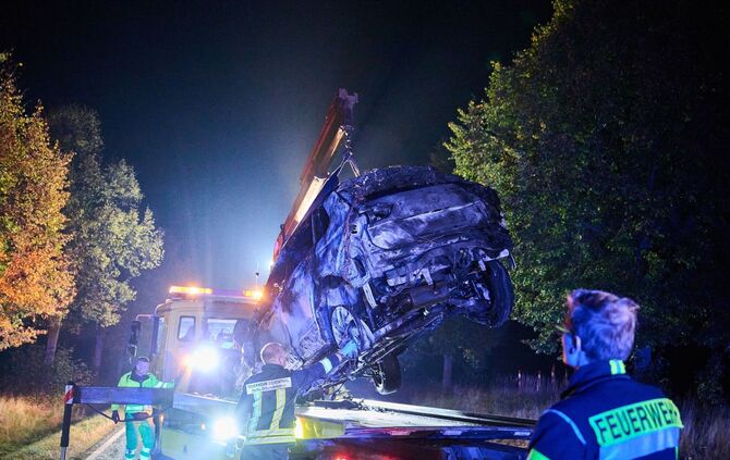 Tote bei Unfall auf Landesstraße in Brandenburg
