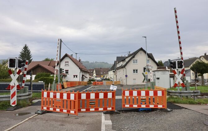 Auf diesem Straßenabschnitt sollten eigentlich Bauarbeiten stattfinden.