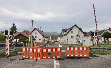 Auf diesem Straßenabschnitt sollten eigentlich Bauarbeiten stattfinden.