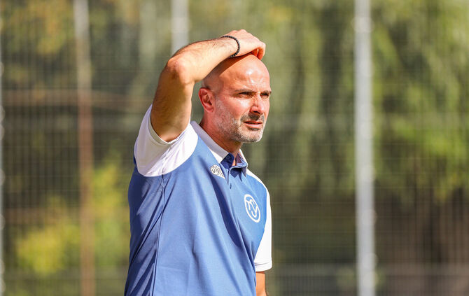Trainer Giuseppe Greco lobt die Charakterstärke, die für ihn den TSV Schmiden momentan stark macht.
