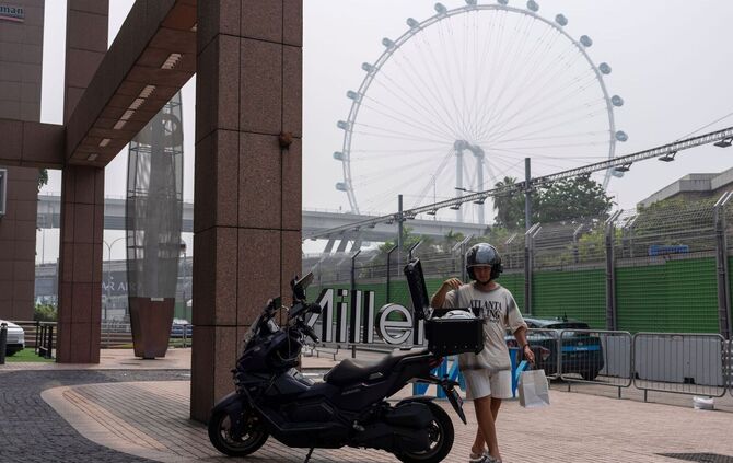 Luftverschmutzung in Singapur