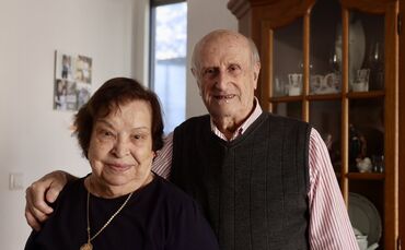Addolorata und Damiano De Vitis sind beide vor kurzem 90 geworden - und sind seit 65 Jahren verheiratet.