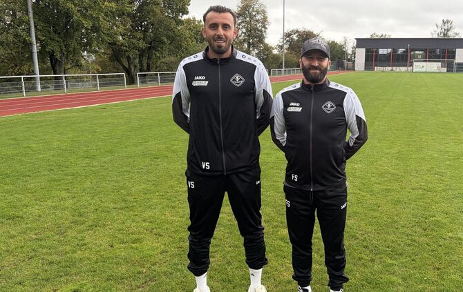 Valon Selimi (links) und Fatmir Sylaj haben in dieser Saison als Spielertrainer beim TSV Lichtenwald übernommen.