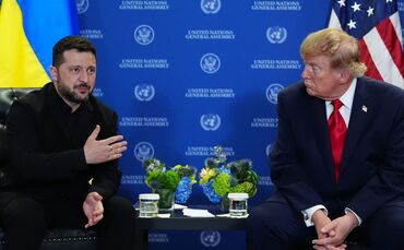 Selenskyj und Trump. 