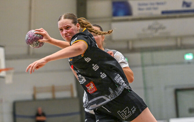 Laura Nagy, hier im Spiel gegen Freiburg Anfang September, glänzte mit zwei Treffern in den rechten oberen Winkel und hatte dami