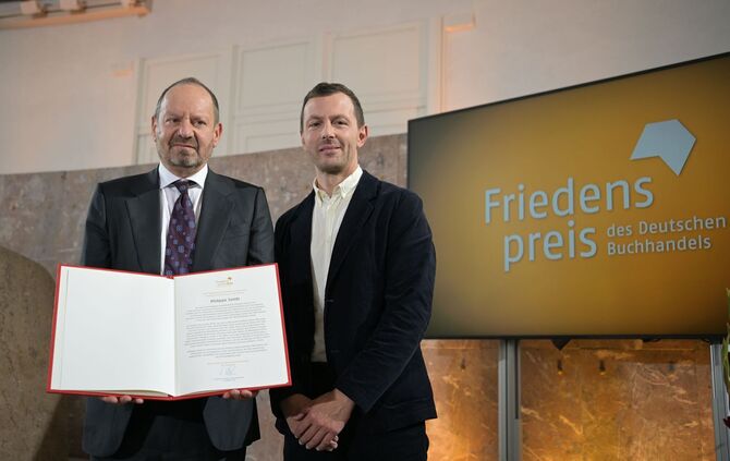 Übergabe Friedenspreis des Deutschen Buchhandels