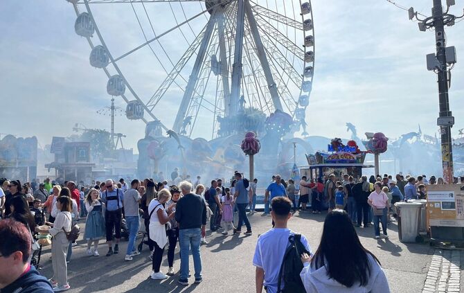 In diesem Jahr waren es deutlich weniger Besucher auf dem Volksfest als 2025 (Symbolfoto).