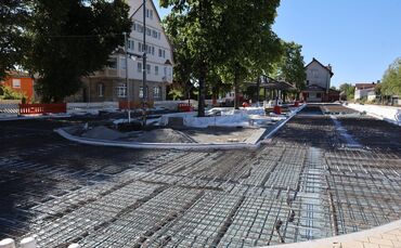 So sah es noch Mitte August 2026 am Bahnhof in Welzheim aus.