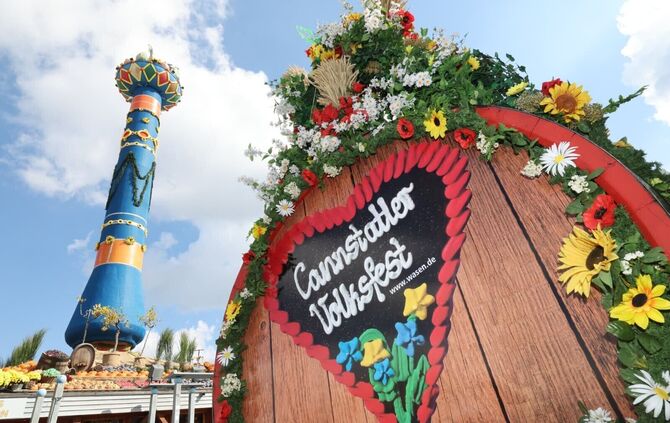Das Volksfest war 2026 etwas weniger gut besucht als im Vorjahr (Symbolfoto).
