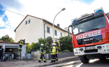 Einsatz an der Blumenstraße.