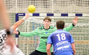 Keeper Benedikt Starkloff und der TVB II holen in Pforzheim zwei wichtige Punkte.