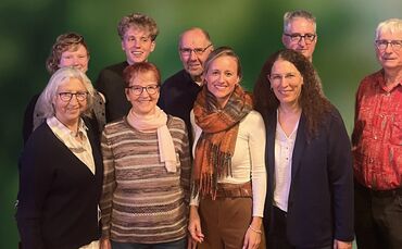 Der Kreisvorstand der Rems-Murr-Grünen: Brigitte Seiz, Mechthild Dierlamm-Hart, Anne Kowatsch, Iris Habla (vorne von links nach 