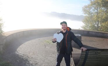 Michael Haberkorn bietet Single-Wanderungen an. Und wenn's ganz gut läuft, verliert sogar mancher sein Herz an seinen Vespernach
