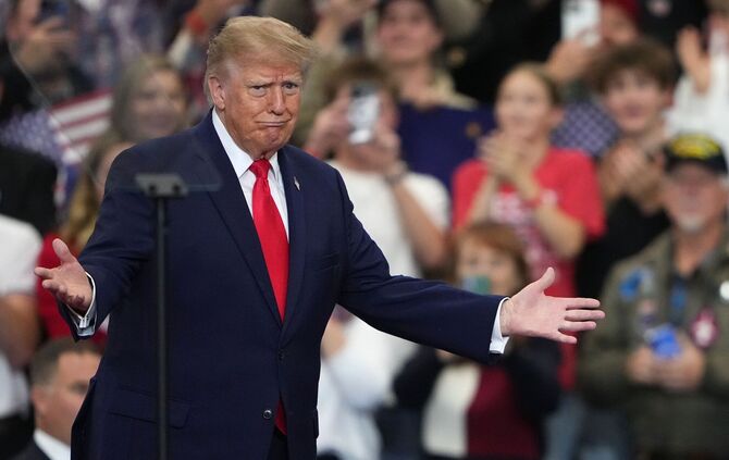 US-Präsident Trump in Alaska