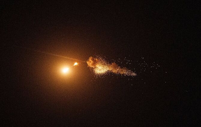Russland greift die Ukraine immer wieder mit Drohnen und Raketen an. (Archivbild)