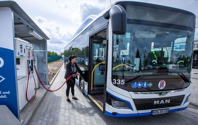 Betriebshof für Elektro- und Biomethanbusse