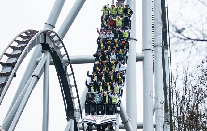 Die Achterbahn «Silver Star» im Europa-Park bleibt in Betrieb. (Archivbild)