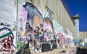 Israelische Sperranlage im Westjordanland.