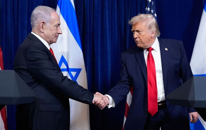 Trump und Netanjahu