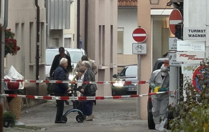 Am Samstagvormittag war die Spurensicherung an der Turmstraße im Einsatz.