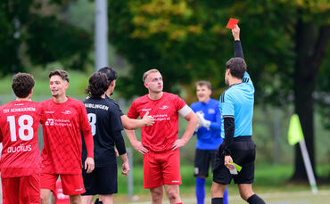 Nach einer Rudelbildung in der Schlussphase der Bezirksliga-Partie zwischen dem FSV Waiblingen II und dem TSV Schwaikheim sahen 