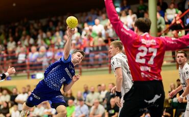 Maurice Widmaier, hier im Spiel gegen Oppenweiler/Backnang, war gegen Pfullingen mit sieben Treffern der beste Torschütze des TV
