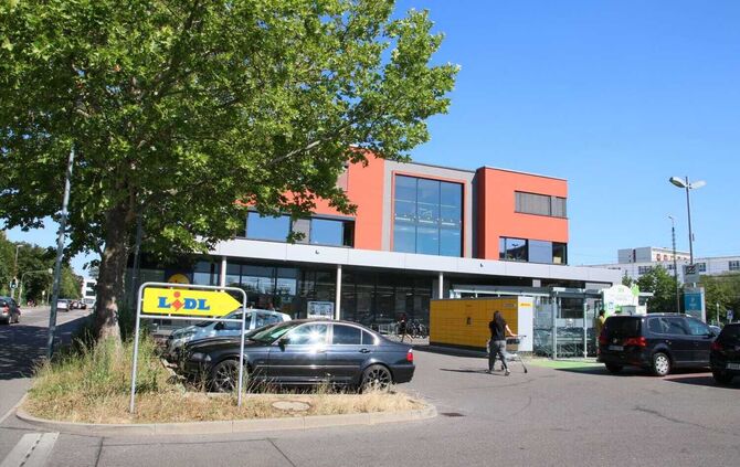 Tatort war der Lidl in der Devizesstraße in Waiblingen (Archivfoto).