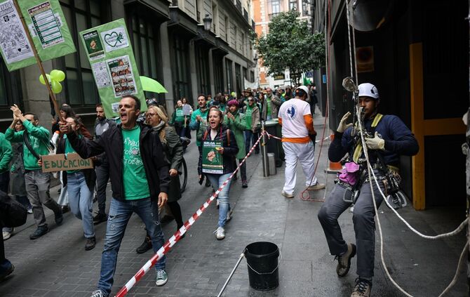 Proteste in Madrid