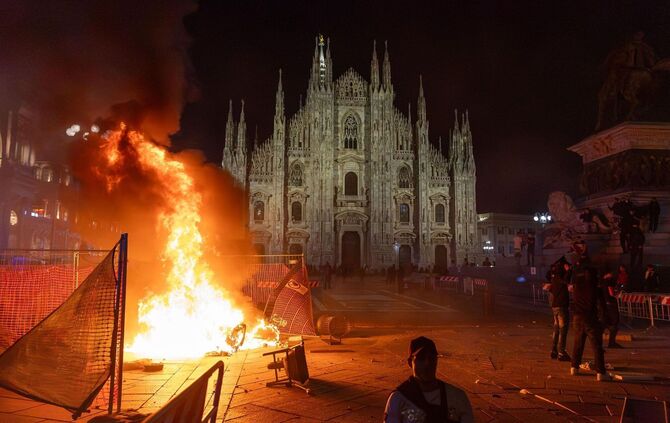 Proteste in Italien