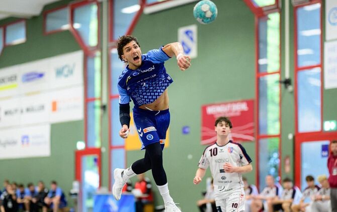 Can Akkoc war nicht zu bremsen: 17 Tore erzielte der Linkshänder für die U19 des TVB Stuttgart gegen die SG BBM Bietigheim.