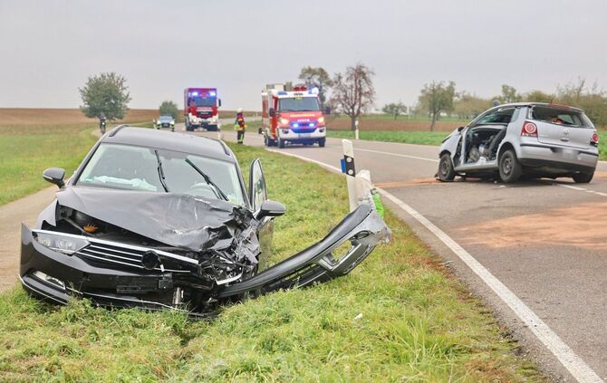 Schwerer Verkehrsunfall bei Langenau