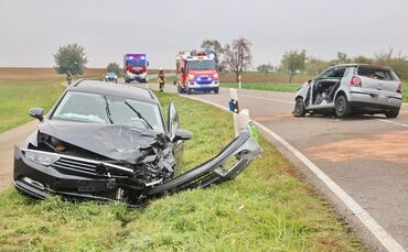 Schwerer Verkehrsunfall bei Langenau