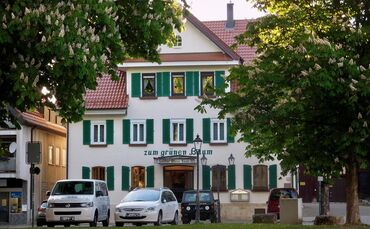 Die älteste noch erhaltene Gaststätte in Welzheim, der Grüne Baum, schloss in diesem Jahr. Hier ein Bild aus dem Jahr 2018.