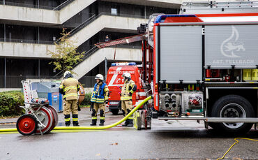Am Mittwochmorgen, 21.10, gab es einen Feuerwehreinsatz im "Haus am Kappelberg" in Fellbach.