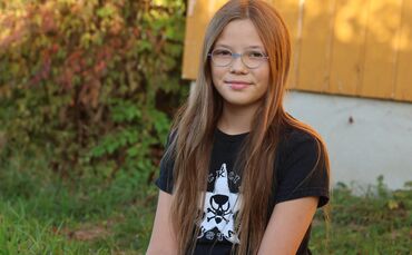Leni Niebisch (11), Vorsitzende des Jugendausschusses von Rockcity Neustadt.