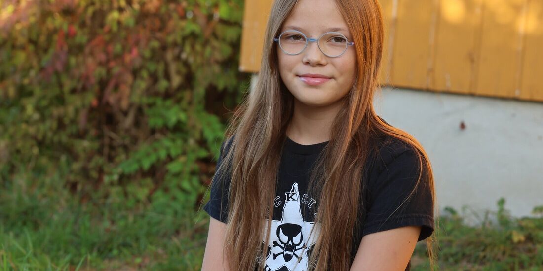 Leni Niebisch (11), Vorsitzende des Jugendausschusses von Rockcity Neustadt.