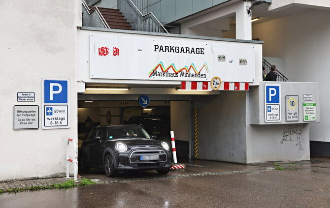 Die Parkgarage unterm Markthaus Winnenden ist eine von drei Tiefgaragen, in denen Parkgebühren eingeführt werden.