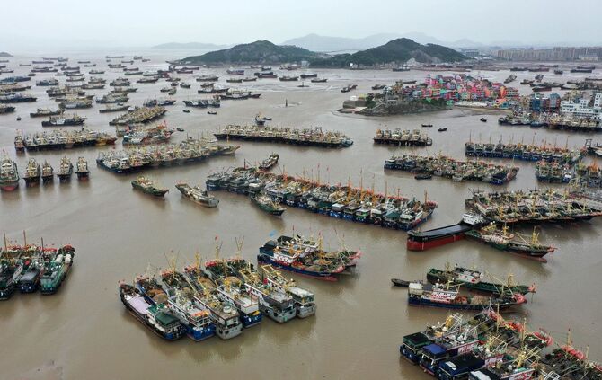 China bereitet sich auf Taifun Champi vor