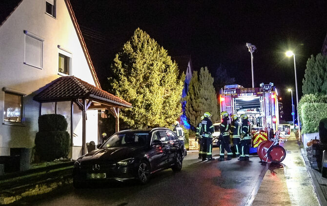 In Winnenden-Baach gab es am späten MIttwochabend (21.10.) einen Feuerwehreinsatz.