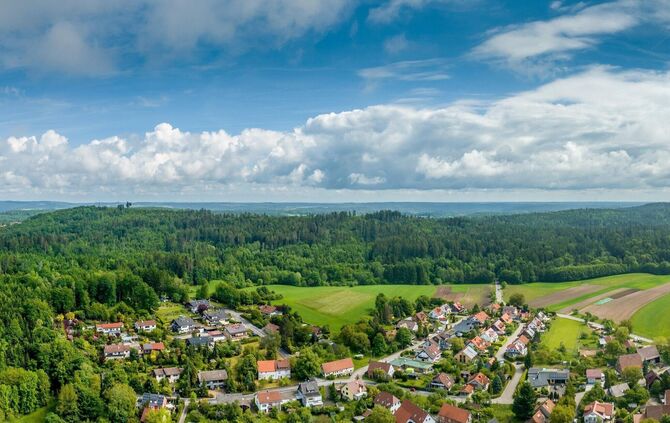 Das Waldgebiet Ochsenhau bei Althütte.