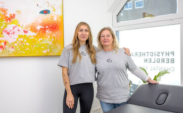 Chantal Schwinger (l.) und ihre Mitarbeiterin Manuela Focht-Weber.