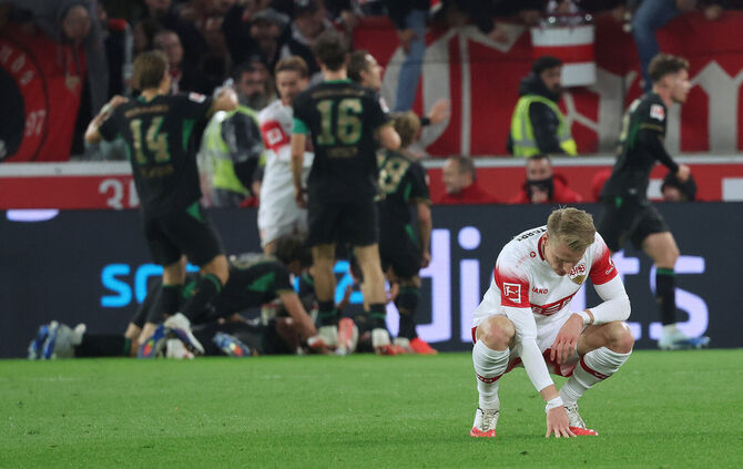 Auch der zuletzt starke Chris Führich konnte die Heimniederlage gegen Gladbach nicht abwenden.