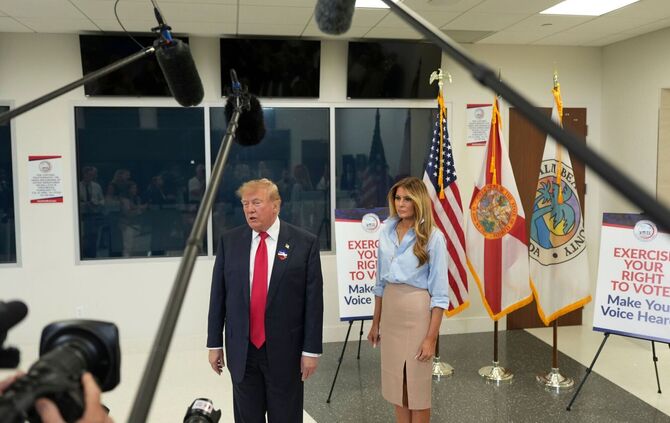 US-Midterms - US-Präsident Trump