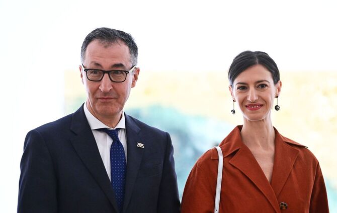Cem Özdemir und seine Frau Flavia Zaka