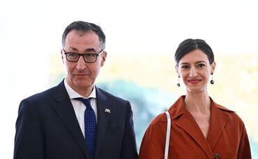 Cem Özdemir und seine Frau Flavia Zaka 