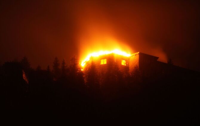 Brand im Kehlsteinhaus