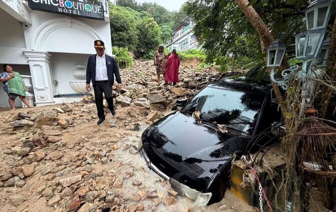 Unwetter Thailand - Phuket
