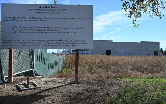 Baustelle Rechenzentrum Amazon