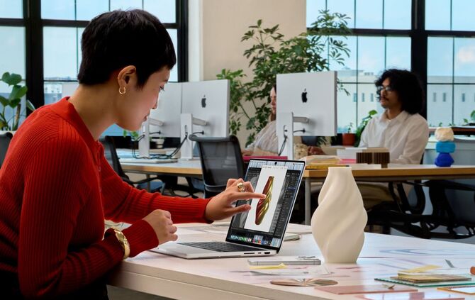 Macbook Pro mit Touchscreen-Display