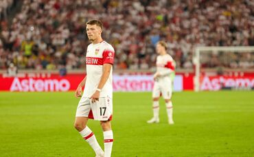 Dženan Pejčinović hätte den Pokalabend in der Nachspielzeit noch entspannter gestalten können. Der eingewechselte VfB-Stürmer ve